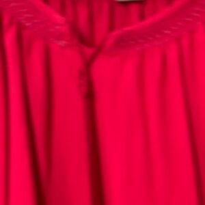 Boho Tassel and Lace Red Women's Top